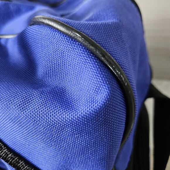 SAMSONITE Blue Carry On Weekend Duffle Bag Luggage Gym Strap w/Shoe Storage - Picture 11 of 14